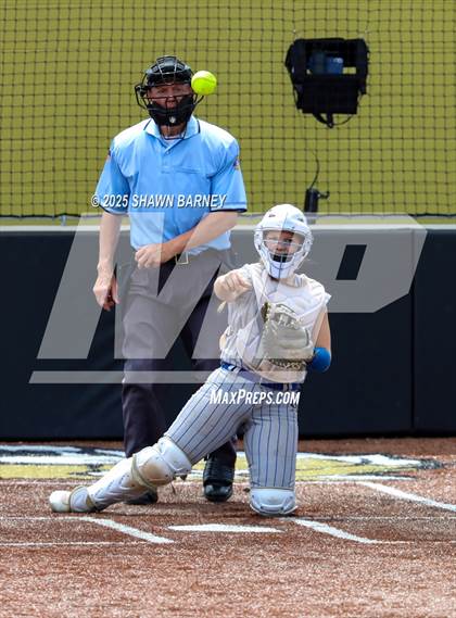 Thumbnail 3 in Crawfordsville vs. Brebeuf Jesuit Preparatory IHSAA Class 3A Softball S25 Sectional First Round photogallery.
