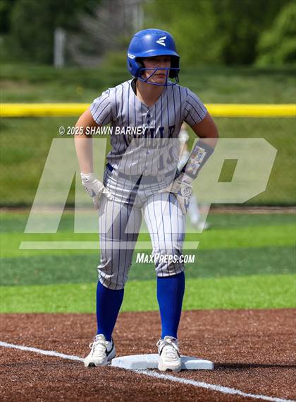 Thumbnail 2 in Crawfordsville vs. Brebeuf Jesuit Preparatory IHSAA Class 3A Softball S25 Sectional First Round photogallery.