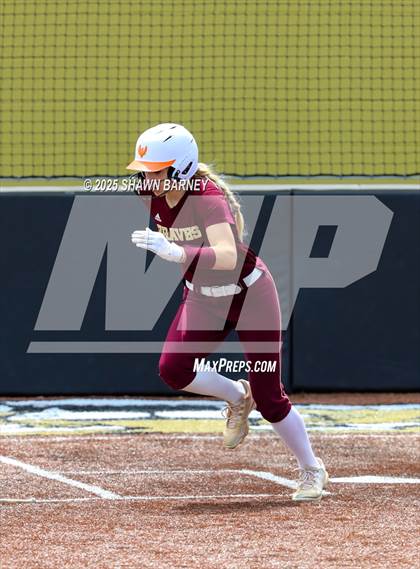 Thumbnail 1 in Crawfordsville vs. Brebeuf Jesuit Preparatory IHSAA Class 3A Softball S25 Sectional First Round photogallery.