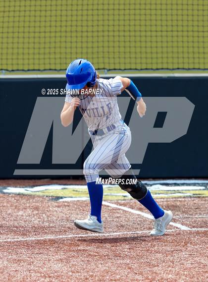 Thumbnail 3 in Crawfordsville vs. Brebeuf Jesuit Preparatory IHSAA Class 3A Softball S25 Sectional First Round photogallery.