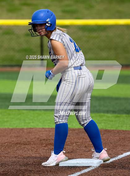 Thumbnail 2 in Crawfordsville vs. Brebeuf Jesuit Preparatory IHSAA Class 3A Softball S25 Sectional First Round photogallery.