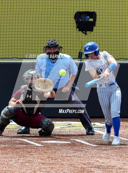 Thumbnail 2 in Crawfordsville vs. Brebeuf Jesuit Preparatory IHSAA Class 3A Softball S25 Sectional First Round photogallery.