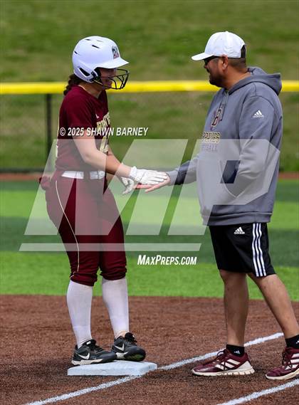Thumbnail 2 in Crawfordsville vs. Brebeuf Jesuit Preparatory IHSAA Class 3A Softball S25 Sectional First Round photogallery.