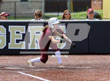 Thumbnail 3 in Crawfordsville vs. Brebeuf Jesuit Preparatory IHSAA Class 3A Softball S25 Sectional First Round photogallery.