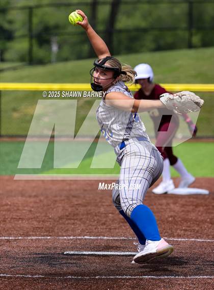 Thumbnail 2 in Crawfordsville vs. Brebeuf Jesuit Preparatory IHSAA Class 3A Softball S25 Sectional First Round photogallery.