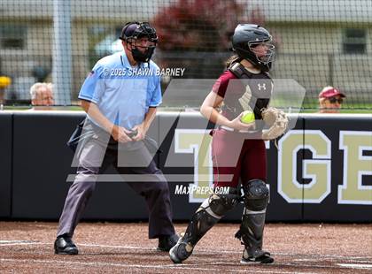 Thumbnail 1 in Crawfordsville vs. Brebeuf Jesuit Preparatory IHSAA Class 3A Softball S25 Sectional First Round photogallery.