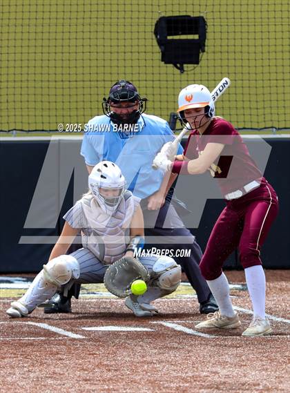 Thumbnail 1 in Crawfordsville vs. Brebeuf Jesuit Preparatory IHSAA Class 3A Softball S25 Sectional First Round photogallery.