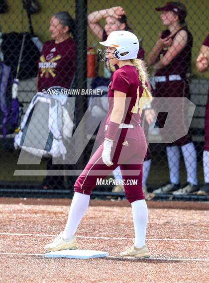 Thumbnail 1 in Crawfordsville vs. Brebeuf Jesuit Preparatory IHSAA Class 3A Softball S25 Sectional First Round photogallery.