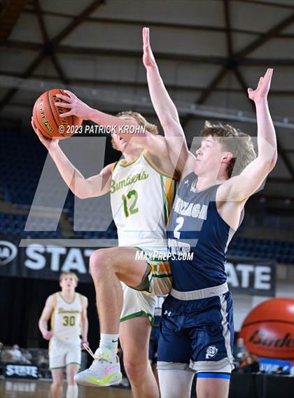 Thumbnail 3 in Gonzaga Prep vs. Richland (WIAA State Semifinal) photogallery.