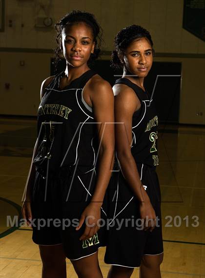 Thumbnail 1 in Monterey Trail Varsity Girls Basketball Team and Individual Photos photogallery.