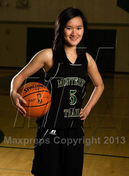 Thumbnail 2 in Monterey Trail Varsity Girls Basketball Team and Individual Photos photogallery.