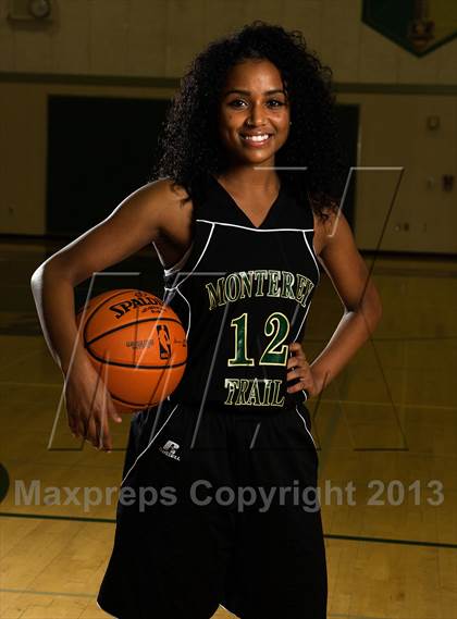 Thumbnail 2 in Monterey Trail Varsity Girls Basketball Team and Individual Photos photogallery.