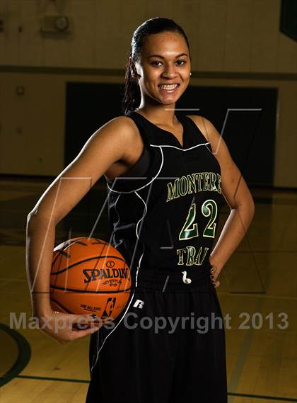 Thumbnail 3 in Monterey Trail Varsity Girls Basketball Team and Individual Photos photogallery.