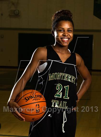 Thumbnail 1 in Monterey Trail Varsity Girls Basketball Team and Individual Photos photogallery.