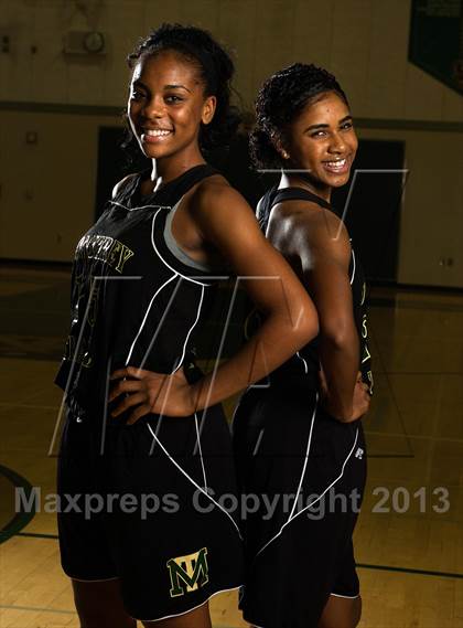Thumbnail 2 in Monterey Trail Varsity Girls Basketball Team and Individual Photos photogallery.