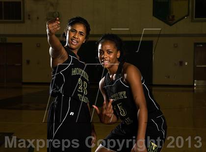 Thumbnail 3 in Monterey Trail Varsity Girls Basketball Team and Individual Photos photogallery.