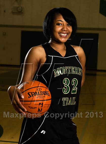 Thumbnail 1 in Monterey Trail Varsity Girls Basketball Team and Individual Photos photogallery.