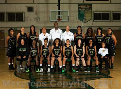Thumbnail 2 in Monterey Trail Varsity Girls Basketball Team and Individual Photos photogallery.