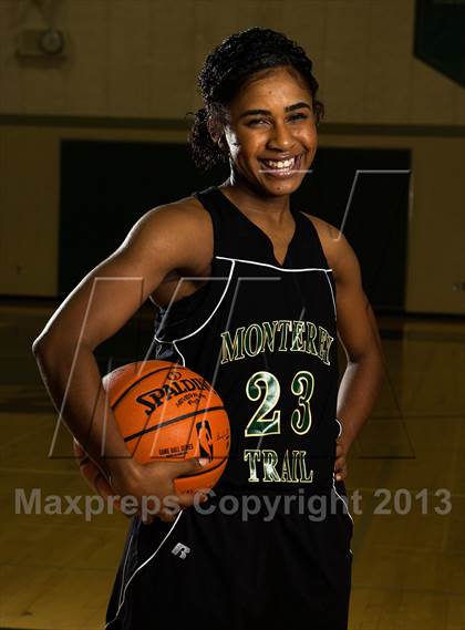 Thumbnail 2 in Monterey Trail Varsity Girls Basketball Team and Individual Photos photogallery.