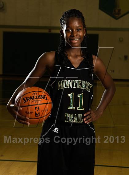 Thumbnail 3 in Monterey Trail Varsity Girls Basketball Team and Individual Photos photogallery.