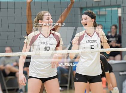 Thumbnail 2 in Cicero Prep Academy vs. Maryvale (Epic Tourneys Volleyball Invite) photogallery.