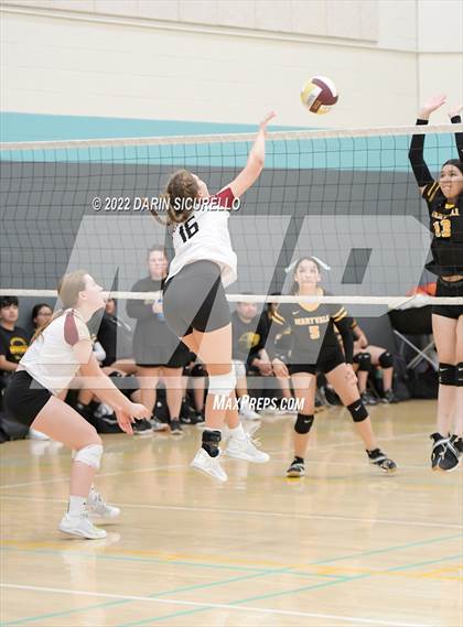 Thumbnail 2 in Cicero Prep Academy vs. Maryvale (Epic Tourneys Volleyball Invite) photogallery.