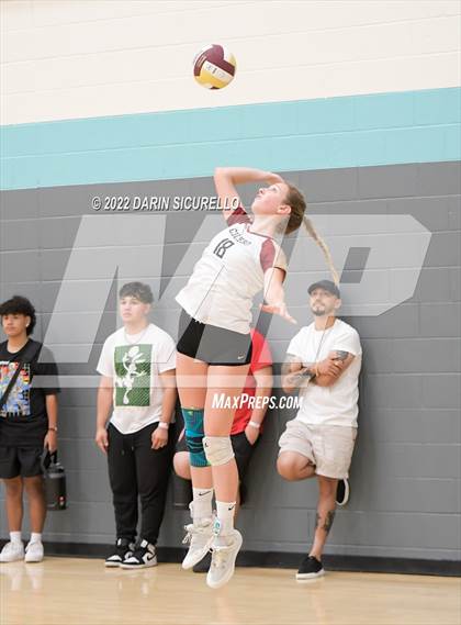 Thumbnail 3 in Cicero Prep Academy vs. Maryvale (Epic Tourneys Volleyball Invite) photogallery.