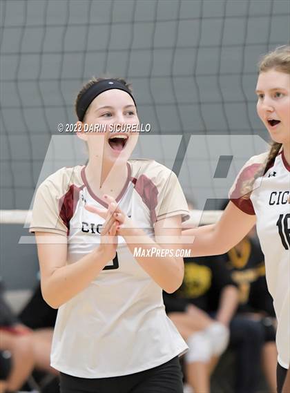 Thumbnail 3 in Cicero Prep Academy vs. Maryvale (Epic Tourneys Volleyball Invite) photogallery.
