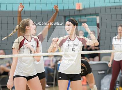 Thumbnail 1 in Cicero Prep Academy vs. Maryvale (Epic Tourneys Volleyball Invite) photogallery.