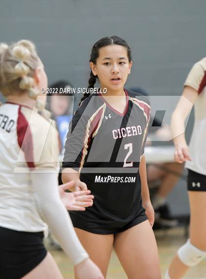 Thumbnail 2 in Cicero Prep Academy vs. Maryvale (Epic Tourneys Volleyball Invite) photogallery.