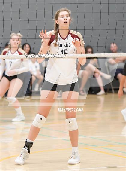 Thumbnail 3 in Cicero Prep Academy vs. Maryvale (Epic Tourneys Volleyball Invite) photogallery.