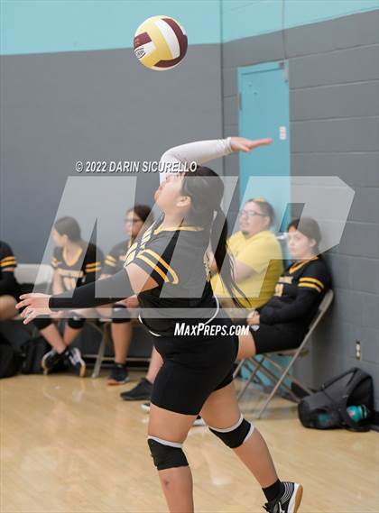Thumbnail 2 in Cicero Prep Academy vs. Maryvale (Epic Tourneys Volleyball Invite) photogallery.