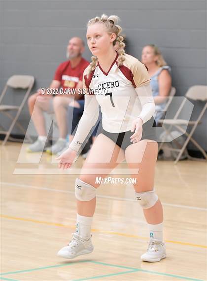 Thumbnail 3 in Cicero Prep Academy vs. Maryvale (Epic Tourneys Volleyball Invite) photogallery.