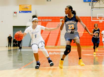 Thumbnail 1 in Norview vs Riverdale Baptist (StatVa Girls Basketball Classic) photogallery.