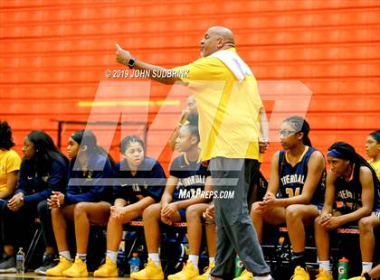 Thumbnail 2 in Norview vs Riverdale Baptist (StatVa Girls Basketball Classic) photogallery.