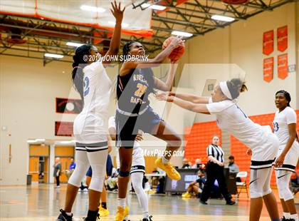 Thumbnail 2 in Norview vs Riverdale Baptist (StatVa Girls Basketball Classic) photogallery.