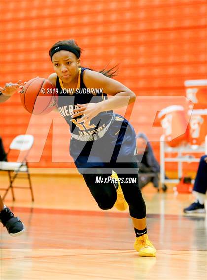 Thumbnail 3 in Norview vs Riverdale Baptist (StatVa Girls Basketball Classic) photogallery.