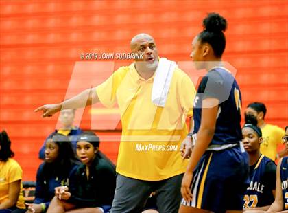 Thumbnail 3 in Norview vs Riverdale Baptist (StatVa Girls Basketball Classic) photogallery.