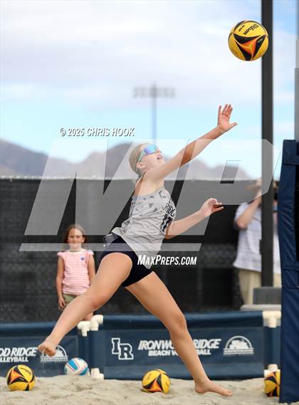 Thumbnail 3 in Ironwood Ridge vs Flagstaff (CatBox Classic Beach Invitational) photogallery.