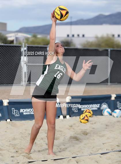 Thumbnail 3 in Ironwood Ridge vs Flagstaff (CatBox Classic Beach Invitational) photogallery.