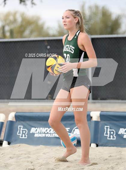 Thumbnail 2 in Ironwood Ridge vs Flagstaff (CatBox Classic Beach Invitational) photogallery.