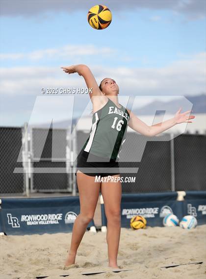 Thumbnail 3 in Ironwood Ridge vs Flagstaff (CatBox Classic Beach Invitational) photogallery.