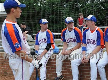 Thumbnail 3 in Athens Drive vs Apex (NCHSAA 4A Playoffs) photogallery.