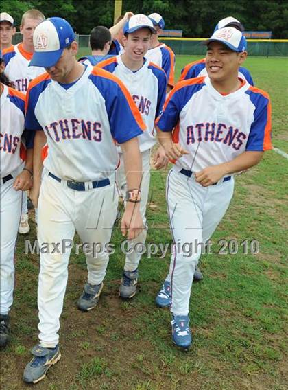 Thumbnail 3 in Athens Drive vs Apex (NCHSAA 4A Playoffs) photogallery.