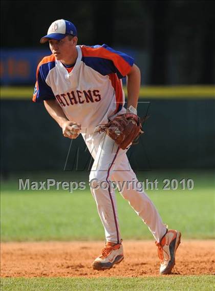 Thumbnail 3 in Athens Drive vs Apex (NCHSAA 4A Playoffs) photogallery.
