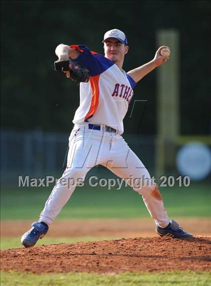 Thumbnail 2 in Athens Drive vs Apex (NCHSAA 4A Playoffs) photogallery.