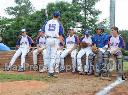 Thumbnail 1 in Athens Drive vs Apex (NCHSAA 4A Playoffs) photogallery.