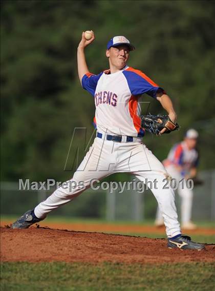 Thumbnail 3 in Athens Drive vs Apex (NCHSAA 4A Playoffs) photogallery.