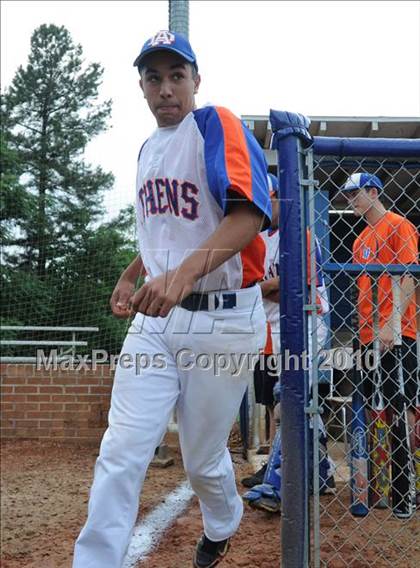 Thumbnail 2 in Athens Drive vs Apex (NCHSAA 4A Playoffs) photogallery.