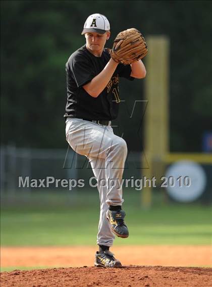 Thumbnail 2 in Athens Drive vs Apex (NCHSAA 4A Playoffs) photogallery.